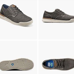 New Nunn Bush KORE TOUR  Canvas Plain Toe Oxford *Gunmetal* - Never worn